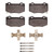 DFC 14-21 Chevrolet Camaro Rear 5000 Advanced Ceramic Brake Pads and Hardware Kit
