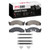 DFC 5000 Advanced Semi-Metallic Front/Rear Brake Pads and Hardware Kit, Ford E-Super Duty 1988-2007