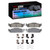 DFC 09-19 Ford Taurus SHO Front 4000 HybriDynamic Brake Pads and Hardware Kit
