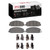 DFC 5000 Advanced Ceramic Front/Rear Brake Pads and Hardware Kit, Hino 5 / 2013-2020