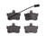 DFC 5000 Advanced Semi-Metallic Rear Brake Pads, Sterling 825/827 1987-1991