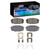 DFC 14-25 Hyundai Kona Front 4000 HybriDynamic Brake Pads and Hardware Kit