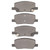 DFC 5000 Advanced Low-Metallic Rear Brake Pads, Tesla Model X 2017-2025