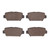 DFC 5000 Advanced Ceramic Rear Brake Pads, Mitsubishi Eclipse Cross 2018-2025