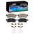 DFC 91-91 Toyota MR2 Front 4000 HybriDynamic Brake Pads and Hardware Kit