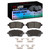 DFC 11-19 Ford Fiesta (USA/Canada) Front 4000 HybriDynamic Brake Pads and Hardware Kit