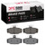 DFC 5000 Advanced Low-Metallic Rear Brake Pads, Volvo S90/780/850/V70/760 Series/960/740/745/S70/V90 Low Metallic 1988-2000