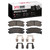 DFC 5000 Advanced Ceramic Rear Brake Pads and Hardware Kit, Dodge Stealth 1988-1999