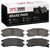 DFC 5000 Advanced Ceramic Rear Brake Pads, Chrysler Sebring 1988-2012