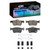 DFC 18-25 Acura RDX Rear 4000 HybriDynamic Brake Pads and Hardware Kit