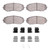 DFC 06-17 Suzuki Grand Vitara Front 4000 HybriDynamic Brake Pads and Hardware Kit