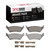 DFC 5000 Advanced Ceramic Rear Brake Pads and Hardware Kit, Ford F-150 4WD 2012-2020