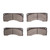 DFC 86-92 Ford CF6000 Front 5000 Advanced Semi Metallic Brake Pads