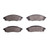DFC 5000 Advanced Semi-Metallic Front Brake Pads, Buick Regal 1988-2001