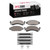 DFC 86-93 Ford F-150 RWD Front 5000 Advanced Semi Metallic Brake Pads and Hardware Kit