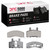 DFC 88-02 Chevrolet K3500 Front 5000 Advanced Semi Metallic Brake Pads