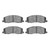 DFC 5000 Advanced Low-Metallic Front Brake Pads, Saab 9-5 2011-2011