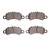 DFC 5000 Advanced Low-Metallic Front Brake Pads, Porsche 911 2017-2023