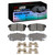 DFC 00-06 Infiniti G20 Rear 4000 HybriDynamic Brake Pads and Hardware Kit