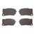 DFC 19-23 Lamborghini Urus Front 5000 Advanced Low Metallic Brake Pads