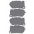 DFC 5000 Advanced Low-Metallic Front Brake Pads, Audi RS6 2016-2025