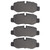 DFC 5000 Advanced Low-Metallic Rear Brake Pads, Mercedes-Benz Viano (Mexico) 2016-2023