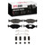 DFC 5000 Advanced Semi-Metallic Front Brake Pads and Hardware Kit, Volkswagen Fox 1987-1993