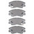 DFC 5000 Advanced Ceramic Front Brake Pads, 86-8 Dodge Ram 50