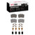 DFC 5000 Advanced Ceramic Rear Brake Pads and Hardware Kit, Audi A6 (USA/Canada) 1999-2008