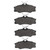 DFC 5000 Advanced Semi-Metallic Front Brake Pads, Volkswagen VanAGON 1986-1991