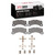 DFC 5000 Advanced Low-Metallic Front Brake Pads and Hardware Kit, Porsche Cayenne 2011-2023