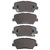 DFC 5000 Advanced Ceramic Front Brake Pads, Hyundai Santa Fe 2010-2025