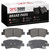 DFC 5000 Advanced Ceramic Rear Brake Pads, Hyundai Veloster 2012-2024