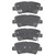 DFC 5000 Advanced Ceramic Rear Brake Pads, Hyundai Veloster 2012-2024