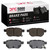 DFC 5000 Advanced Ceramic Rear Brake Pads, Lexus CT200H 2008-2024