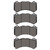 DFC 5000 Advanced Low-Metallic Front Brake Pads, Cadillac CTS 2009-2025