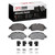DFC 5000 Advanced Semi-Metallic Rear Brake Pads and Hardware Kit, Ford Transit-250 2015-2019