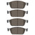 DFC 5000 Advanced Ceramic Front Brake Pads, Ford Focus 2013-2023