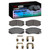 DFC 4000 HybriDynamic Front Brake Pads and Hardware Kit, Hyundai Tiburon 2004-2008