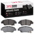 DFC 5000 Advanced Ceramic Front Brake Pads, Honda Fit (USA/Canada) 2009-2020