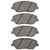 DFC 09-10 Kia Borrego Front 5000 Advanced Ceramic Brake Pads