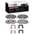 DFC 5000 Advanced Ceramic Front Brake Pads and Hardware Kit, Hyundai Genesis Sedan 2009-2011