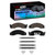 DFC 4000 HybriDynamic Front/Rear Brake Pads and Hardware Kit, Ford F-53 Motorhome Chassis 1988-2007