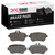 DFC 5000 Advanced Low-Metallic Rear Brake Pads, Mercedes-Benz S550E 2013-2021