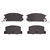 DFC 5000 Advanced Ceramic Rear Brake Pads, Toyota MR2 1985-1989