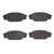 DFC 5000 Advanced Ceramic Front Brake Pads, Toyota Pickup 1985-1993