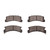 DFC 5000 Advanced Semi-Metallic Rear Brake Pads, Isuzu Impulse 1983-1989