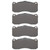DFC 5000 Advanced Low-Metallic Front Brake Pads, BMW 330I 2006-2013