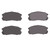 DFC 5000 Advanced Semi-Metallic Front Brake Pads, Dodge Colt 1985-1990