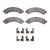 DFC 03-08 Chevrolet Express 3500 Rear 4000 HybriDynamic Brake Pads and Hardware Kit